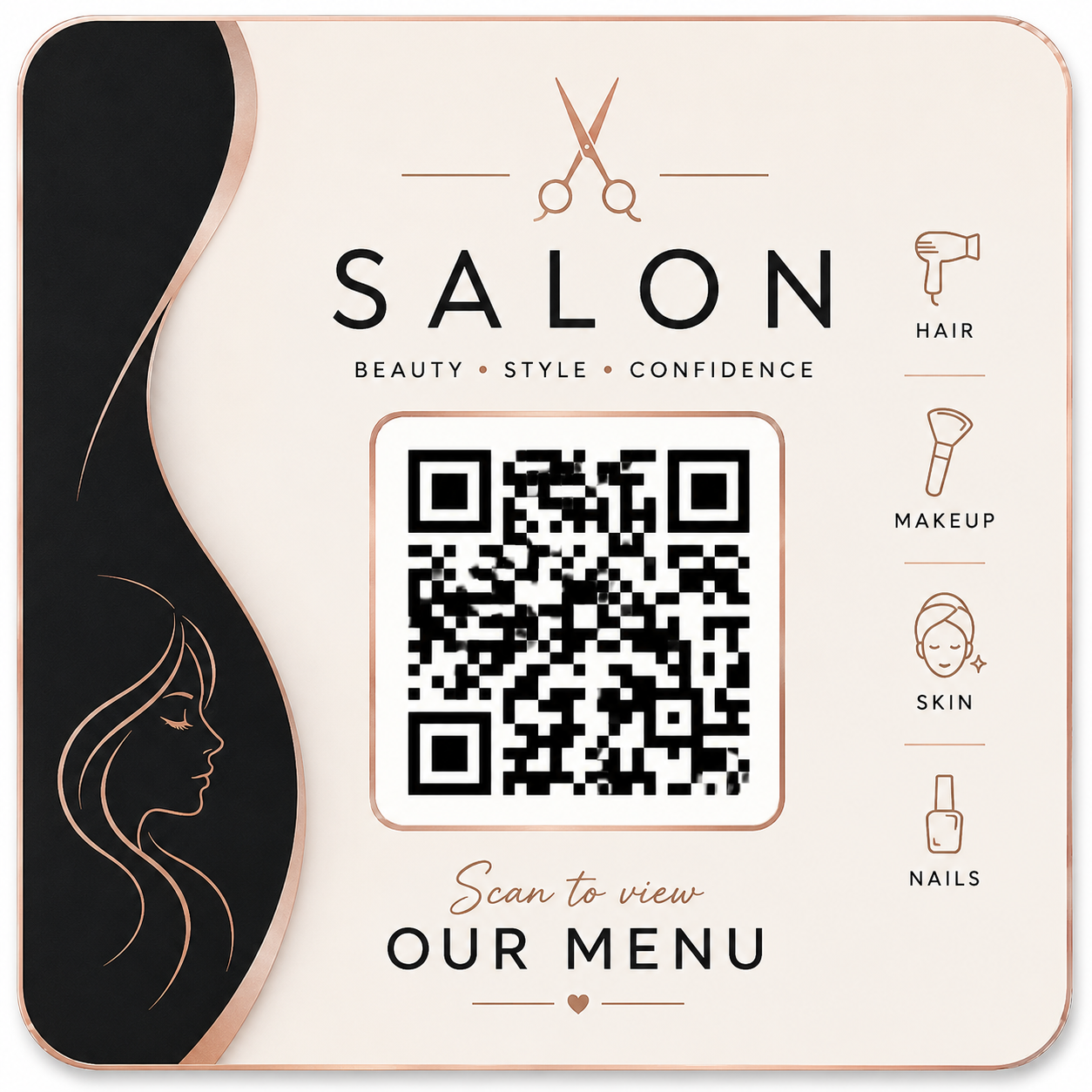 Salon Menu